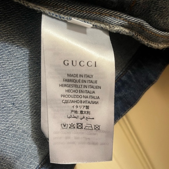 Gucci Women's Denim Jacket Tiger Print - Picture 8 of 13